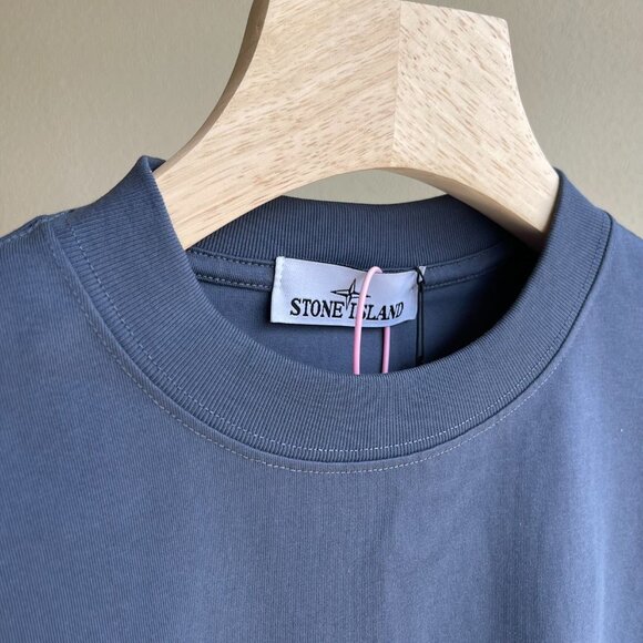 Stone Island 24SS new spring and summer basic solid color round leader badge sho - Picture 3 of 4